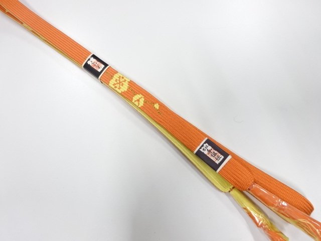JAPANESE KIMONO / UNUSED KOREI HAND-TIED OBIJIME